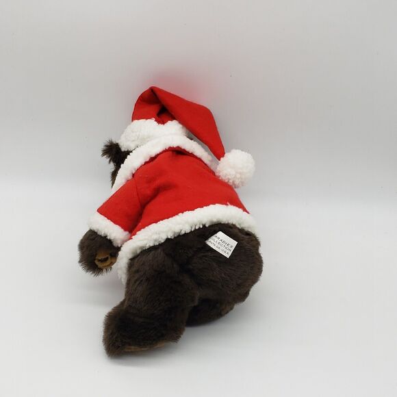 Paradise Collection 16" Christmas Bear in Santa outfit Stuffed Animal plush - Picture 4 of 7